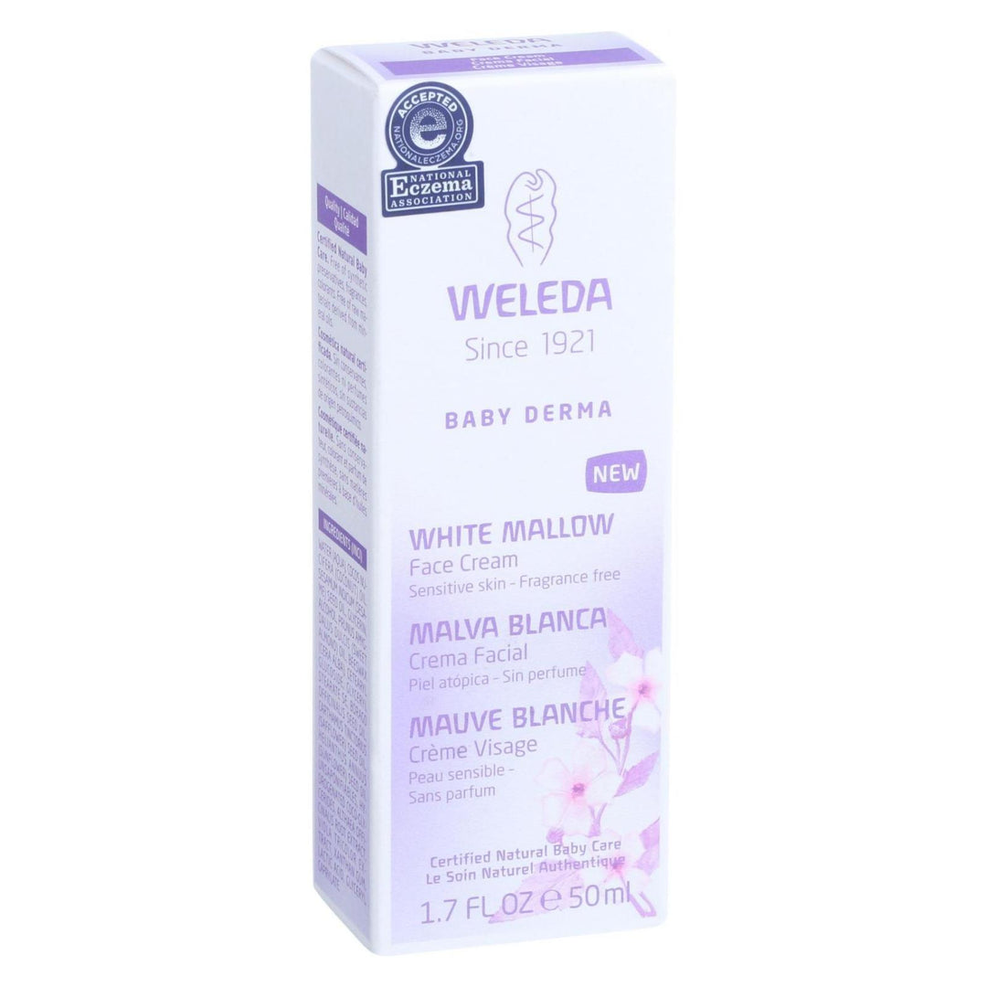 Weleda Face Cream - Baby Derma - White Mallow - 1.7 Oz - Maras Green